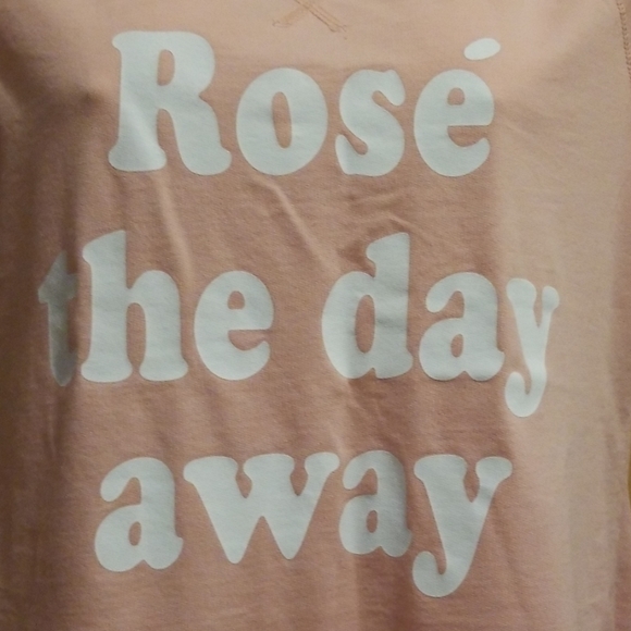 Graphic T Shirt "Rose the day away" Wine Theme Sunday Brunch - Picture 2 of 8